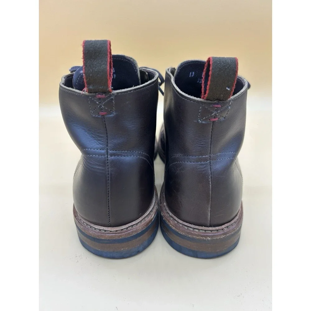 Allen Edmonds Patton Weatherproof Cap Toe Boots Dark Brown 13B Dainite USA